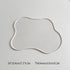 Set 2 of Acrylic Cup Coaster,Ins Irregular Coaster,Acrylic Drink Coasters for Dining Room Living Room Patio Coffee