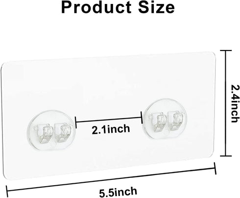 4PCS Shower Caddy Adhesive Sticker Replacement Hook for Corner Shower Caddy Bathroom Rack Shelf Soap Dish Basket Wall