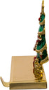 Kurt Adler Zinc Christmas Tree Stocking Holder Decor