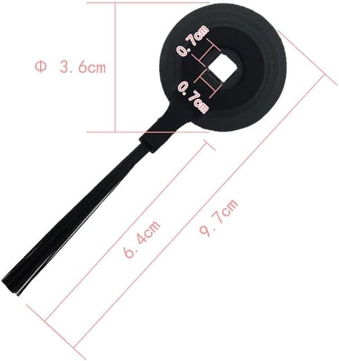 Side Brush for Shark ION Robot RV700_N RV720_N RV750_N RV850 RV851WV Vacuum Replacement Parts, Pack of 4