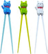 Cute Tableware Learning Training Helper - Chopsticks for Kid Beginner Adult (3pcs, Lucky Cat)