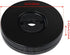 TamBee 4PCS 2Inch Acrylic Lazy Susan Turntable Organizer - Black Revolving Display Base for Kitchen Pantry