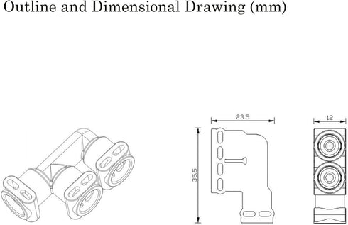 Fluid Connector F-form 66821 for Jura Thermoblock 2003, Coffee Machine Water Line, Steam Connection Joint