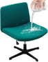 TOPCHANCES Dining Room Chair Covers, Stretchable Waterproof Armless Criss Cross Slipcover for Home Office Party