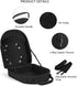 Hat Travel Case for Baseball Caps, Organizer Box for 6 Caps, Travel Hat Display Carrier Bag - Black