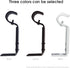 Curtain Rod Brackets Heavy Duty - Adjustable Drapery Hardware for 7/8 or 1 Inch Rods, Set of 3 (White)