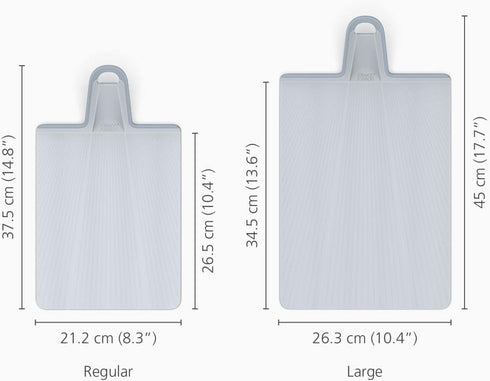 Joseph Joseph Chop2Pot Plus Folding Chopping Board, Regular, Pale Blue Medium