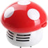 HONBAY Mini Cute Table Dust Vacuum Cleaner - Mushroom Shaped Portable Corner Desk Vacuum Cleaner (RED)
