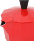 Classic Stovetop Espresso Maker, 6-Cup Capacity Aluminum Coffee Machine Moka Pot for Home or Office Use (Red)