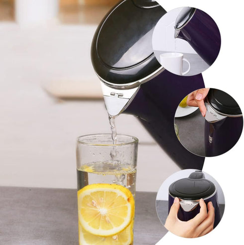 Operitacx Electric Tea Kettle Spout Cover Sleeve, Stainless Steel Pourers Spouts Caps Anti-splash Dispenser