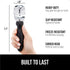 GORILLA GRIP Heavy Duty Ice Cream Scoop, BPA-Free, Dishwasher Safe, Comfortable Zinc Alloy Handle, Professional Scooper