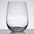 IT'S A SKIN Funny Stemless Wine Glass, 17oz with Saying for Women, Includes Complimentary Food Pairing Card