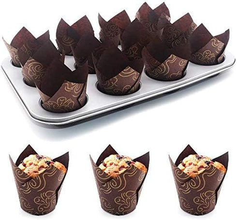 150Pcs/Pack Cake Mold Muffin Cupcake Paper Cups, Oilproof Cupcake Liner Wrapper