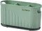Kitchen Cutlery Drainer Utensil Holder, Wall-Mounted Storage Box, Flatware Organizer for Countertop, Green
