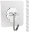 DDMY Hooks for Hanging, Transparent Waterproof Self Adhesive Hooks for Kitchen, Outdoor Home Improvement (10 Pack)