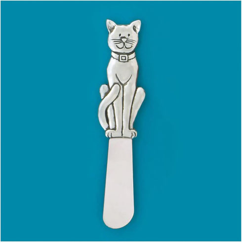 Butter Spreader Knife - Cat Design, Soft Cheese Paté Kitchen Gadget for Pet Lovers