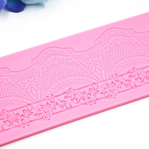 Cake Lace Mold, Silicone Lace Molds for Cake Decorating and Cupcake Top Decoration