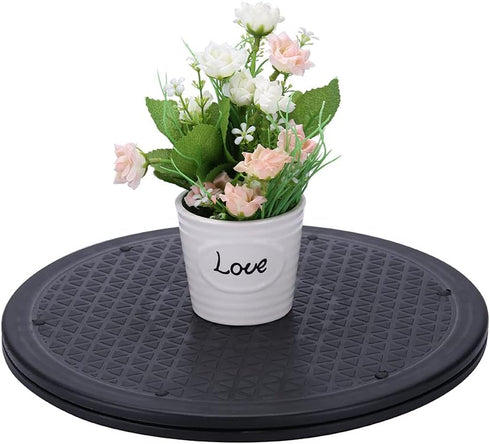 12 Inch Heavy Duty Rotating Swivel Steel Ball Bearings Stand for Monitor/TV/Turntable