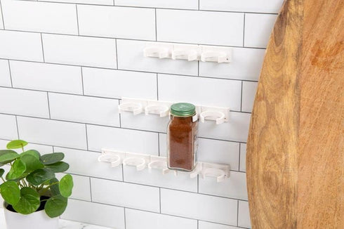 Spice Clips, 30 Spice Gripper Clip Strips Organizer for Pantry and Cabinet Organization