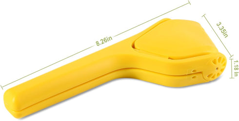 Effortless Manual Lemon Squeezer, Flat Lime Juicer, Hand Citrus Press, Space-Saving Design for Easy Juice Extraction