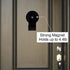 Magnetic Wreath Hanger for Front Doors, 2 Pack Metal Wreath Holder for Wreath Decorations on Steel Door