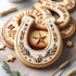 Western Horse Cookie Cutter 2 Piece Set - Horseshoe & Horse Head Cookie Cutters, Tin Plated Steel