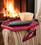 Jumbl Wooden Clip-On Armchair Table with Protective Lip in Cherry