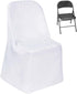Cover-Flat-Pack 5 TABLECLOTHSFACTORY White Folding Chair
