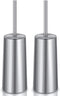 Wsedor Toilet Brush and Holder, 2 Pack Toilet Brush Stainless Steel, Toilet Bowl