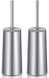 Wsedor Toilet Brush and Holder, 2 Pack Toilet Brush Stainless Steel, Toilet Bowl