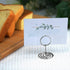 20pcs Mini Place Card Holders, Cute Table Number Holders, Elegant Wire Photo Holder for Wedding, Anniversary Party