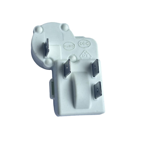 4Pin Refrigerator Over Load Protector Compressor PTC Starter Relay Replacement for ZHB69-120P15 ZHB60-120P15