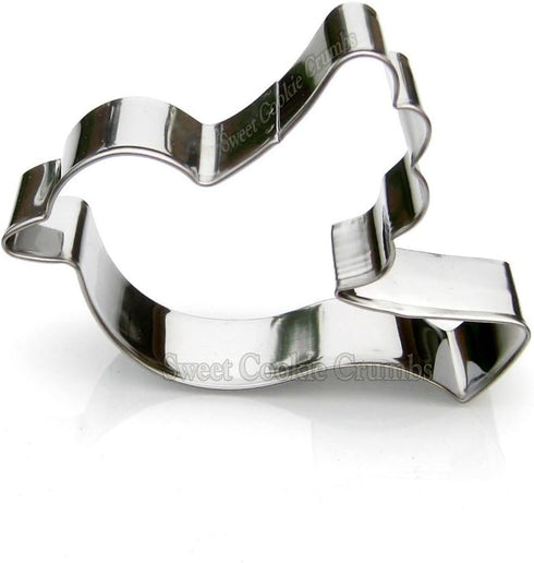 Twitter Bird Cookie Cutter, Stainless Steel