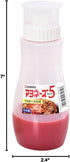 GARASANI 5 (12oz 350ml) Hole Sauce Squeeze Bottle Ketchup Mayonnaise Dispenser with Leak Proof Clear Cover Cap