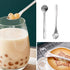 Small Hollow Out Stainless Steel Cat Paw Coffee Teaspoon, Dessert Spoon, Appetizer Tableware Spoon for Kitchen