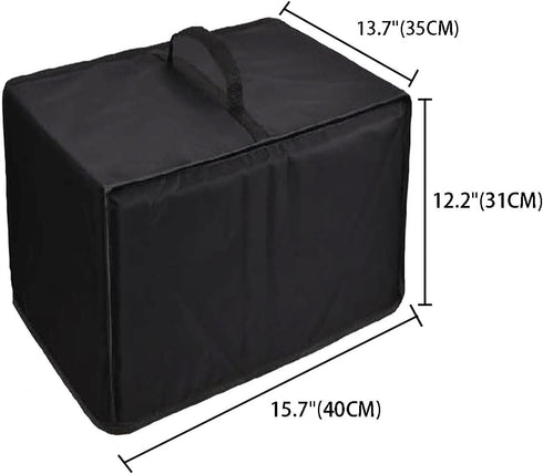 Waterproof Dust Cover Case for COSORI Air Fryer Turbo Blaze 6.0QT/Pro II 5.8QT/6.5QT, Machine Washable Black