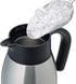 GiNT 51Oz Stainless Steel Thermal Coffee Carafe with Lid, Double Walled Vacuum Thermos, 12 Hour Heat Retention, Silver
