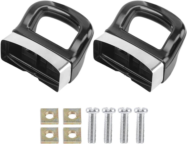 2Pcs Pot Short Side Handles, Sauce Pot Panhandle Cooker Steamer Holder Replacement Handgrip for Metal Pressure Pan