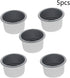Othmro 5 Pcs Round Cake Pans with Removable Loose Bottom, Nonstick Aluminum Alloy Bakeware, Silver