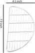 Small Half Round Cooling Rack 2 Pack, 7.9 x 4.1 inches, Stainless Steel