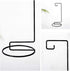Black Iron Ornament Display Stand, Hanging Flower Pot Rack Holder for Glass Globe Air Plant Terrarium
