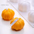 Pumpkin Silicone Mold, 6 Cavities Cupcake Baking Pan, Mousse Tray for Halloween Cake Decoration
