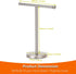 Heavy Stainless Steel Base Hand Towel Holder Stand, T-Shape Free-Standing Towel Rack for Bathroom