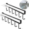 2 Pack Storage Mug Hooks Rack Under Cabinet, 6 Hooks Cup Holder Hanger, Kitchen Utensil Hanger