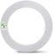 FloraCraft CraftFoM Wreath, 2 Inch x 17.7 Inch, White
