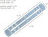 BedClaw Anti-Wobble Bed Rail Shims - Set of 6