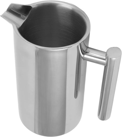 Stainless Steel Insulated Coffee Press, 800ML French Press Coffee Tea Maker, Rust-Free & Dishwasher Safe