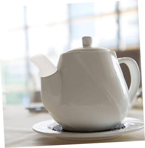 1 Set White Teapot Spout Cover Accessories, Silicone Dust Covers, Universal Kettle Spout Sleeve for Home