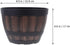 Yardwe Flowerpot Whisky Barrel Planter, Aesthetic Room Decor Planter Barrels, Garden Flower Planter Succulent Pot