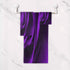 Set 3-Piece Set Blueangle Bathroom Decorative Towel with Purple Rose Pattern, with Bath Towel, Hand Towel & Washcloth